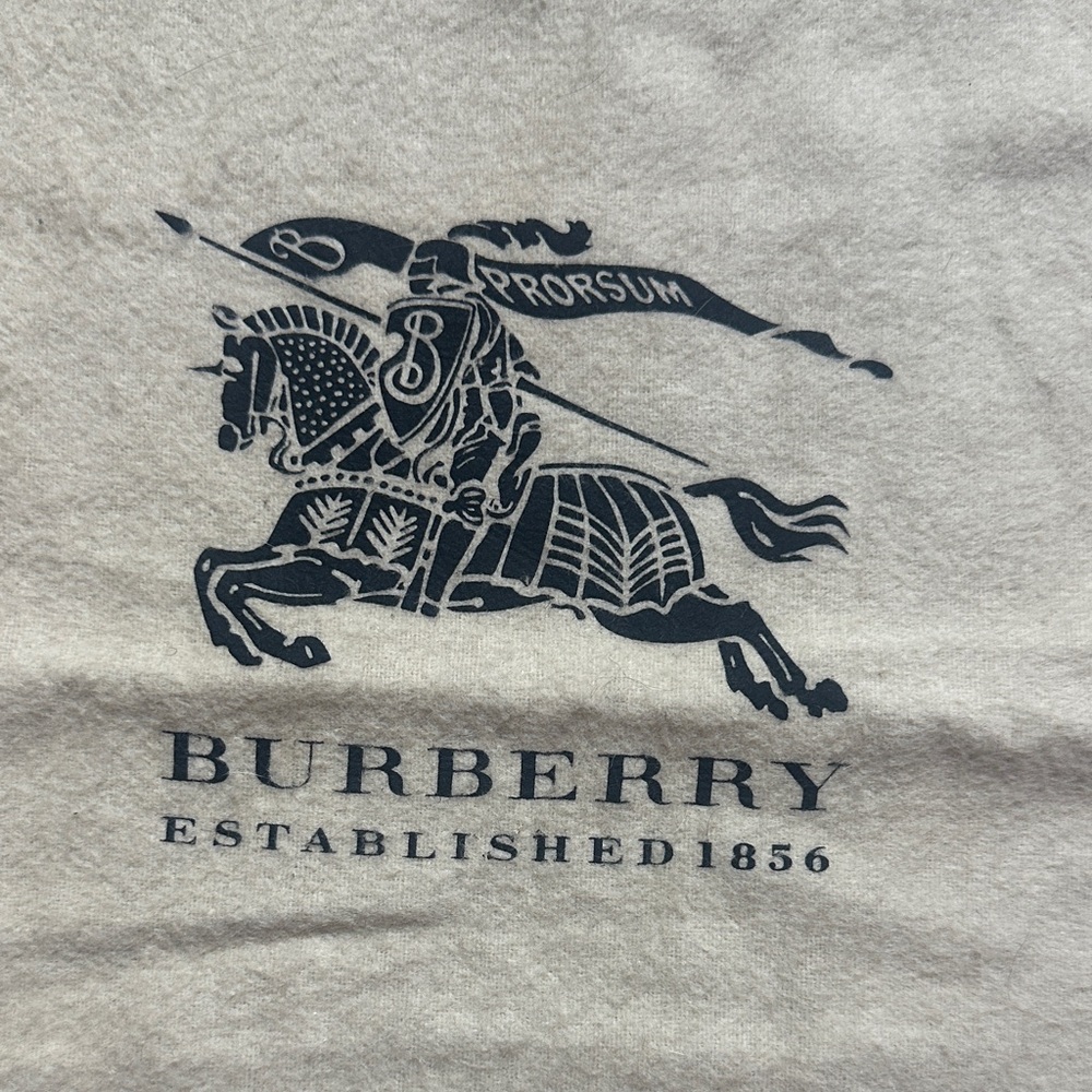 Burberry Beige Drawstring Pouch - image 2